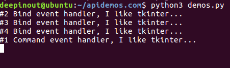 Tkinter 一个事件绑定多个事件处理程序