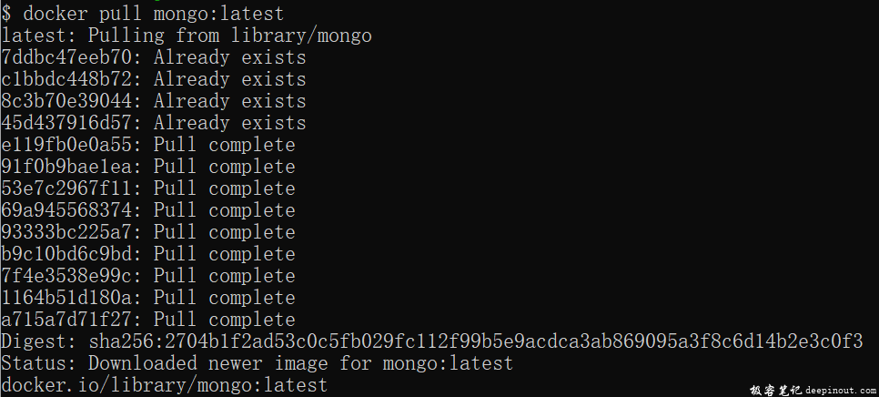 Docker 安装 MongoDB