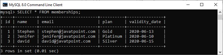 MySQL 修复表