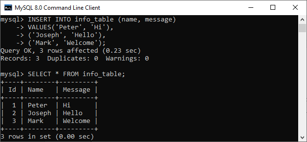 MySQL 表锁定