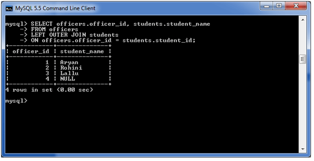 MySQL FROM 子句