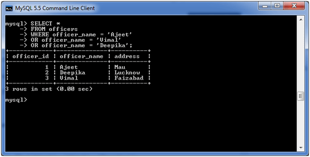 MySQL IN条件