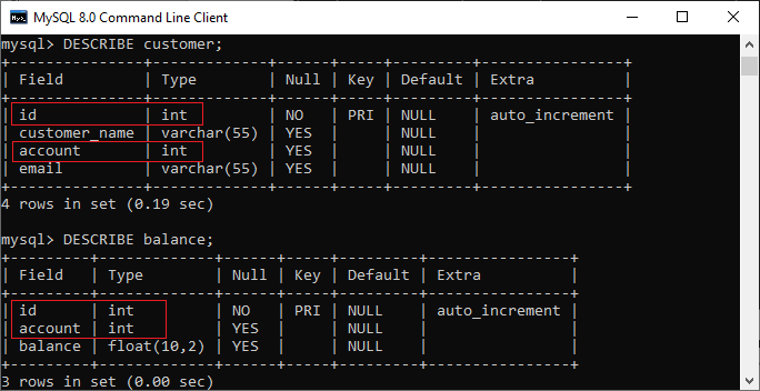 MySQL 自然连接