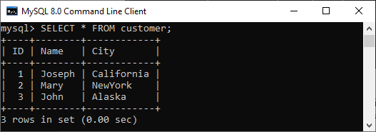 MySQL 外键