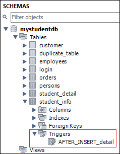 MySQL AFTER INSERT触发器