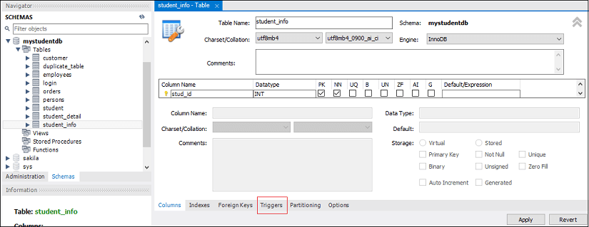 MySQL AFTER INSERT触发器