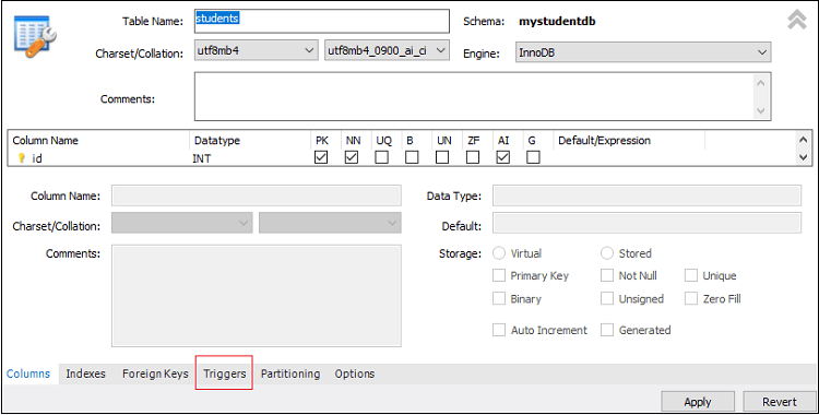 MySQL AFTER UPDATE触发器