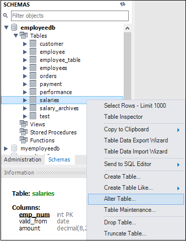 MySQL BEFORE DELETE 触发器