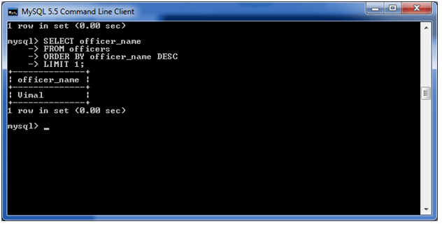 MySQL last函数