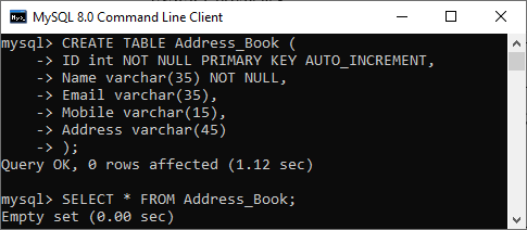 MySQL 在数据库/表中导入CSV文件