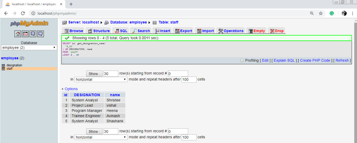 MySQL 函数