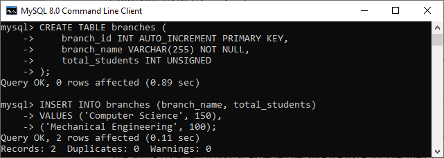 MySQL INT数据类型