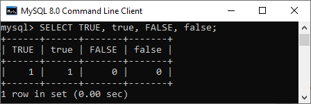 MySQL 字面量