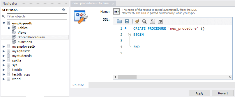 MySQL 存储过程