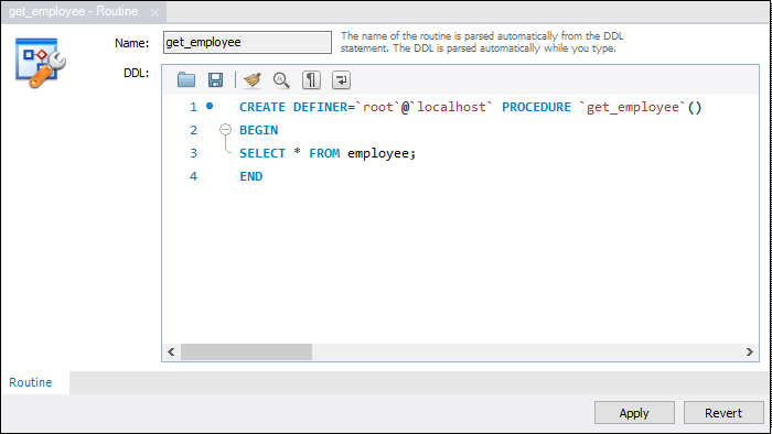 MySQL 存储过程