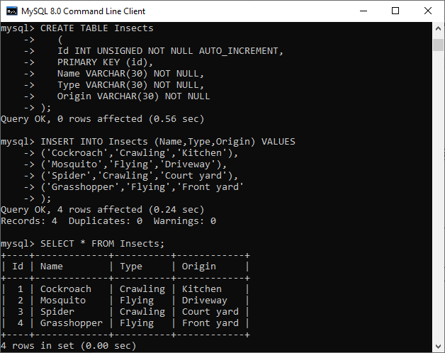 MySQL 序列