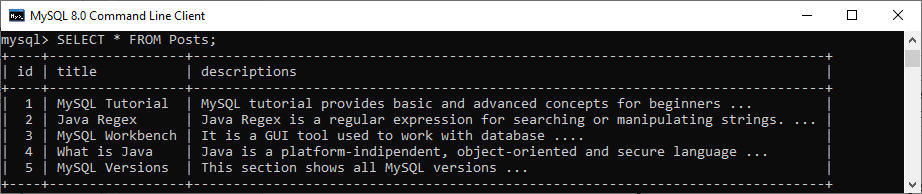 MySQL 布尔全文搜索