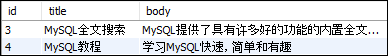 MySQL ngram全文本解析器