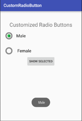 Android自定义RadioButton