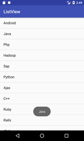 Android ListView