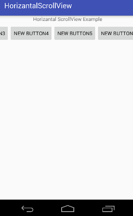 Android HorizontalScrollView