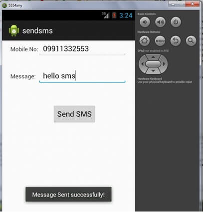 如何在Android中发送短信