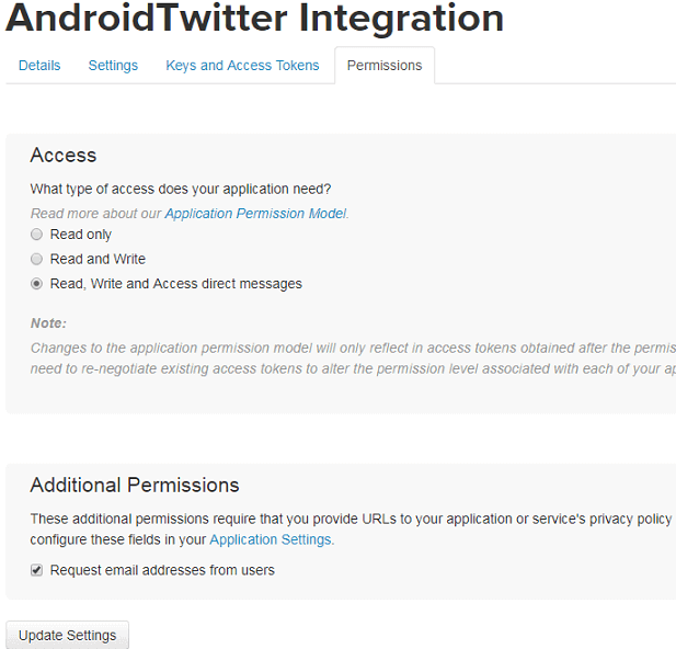 在Android应用中集成Twitter API