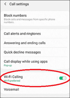 Wi-Fi呼叫在Android上的使用