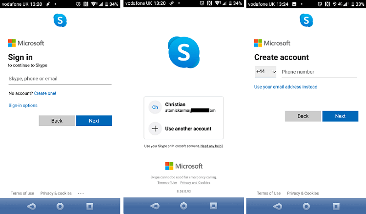 Skype for Android