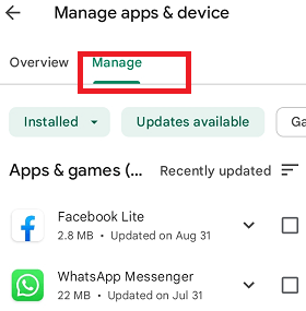 如何在Android上更新应用程序