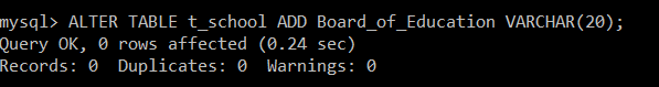 SQL 命令的类型