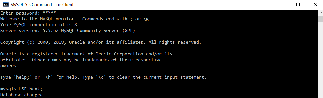 SQL TCL命令