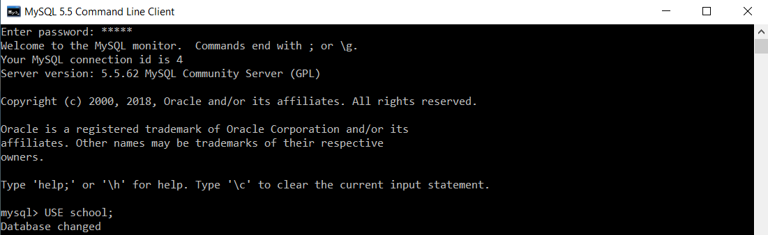 SQL TCL命令