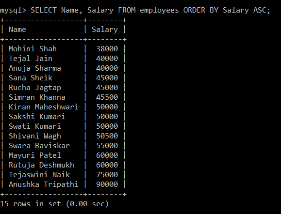 SQL 子句