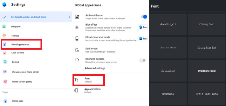 如何在Android手机上更改字体样式