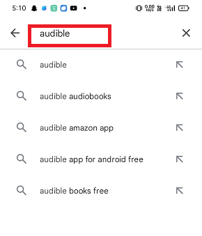 Android上的Audible应用