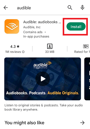 Android上的Audible应用