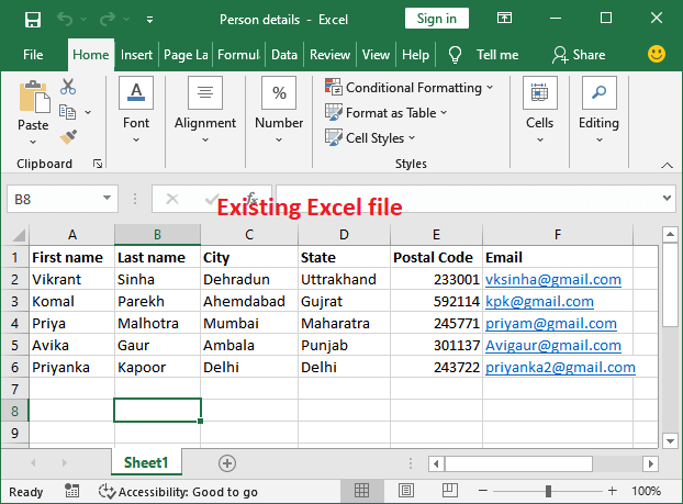 MS Excel 教程
