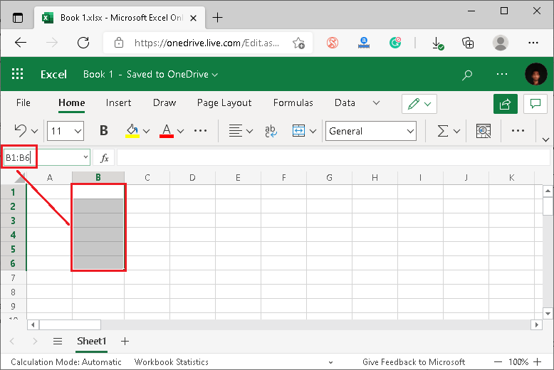 MS Excel Online