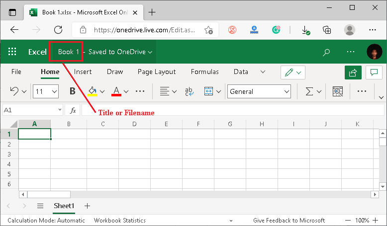 MS Excel Online