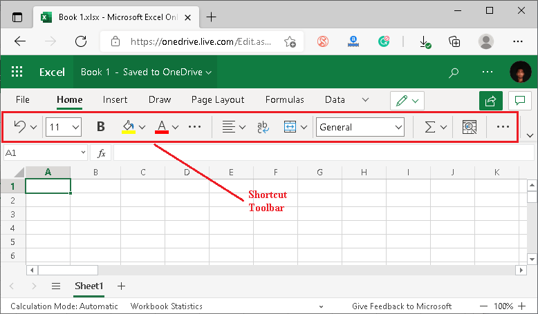 MS Excel Online