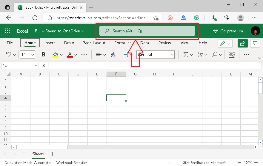 MS Excel Online