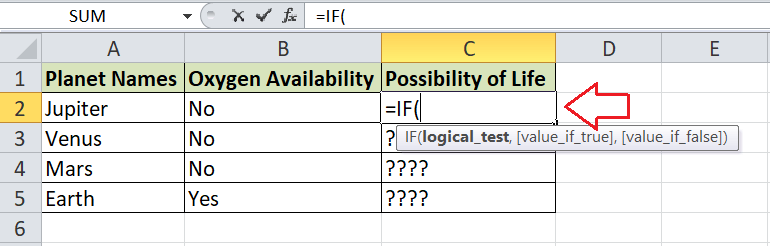 Excel IF函数