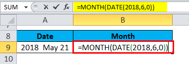 如何在Excel中使用MONTH和EOMONTH函数 - 公式示例