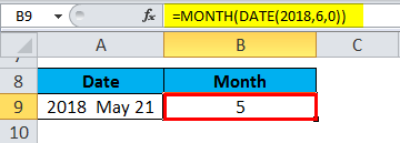 如何在Excel中使用MONTH和EOMONTH函数 - 公式示例