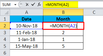 如何在Excel中使用MONTH和EOMONTH函数 - 公式示例