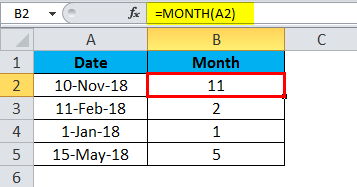 如何在Excel中使用MONTH和EOMONTH函数 - 公式示例