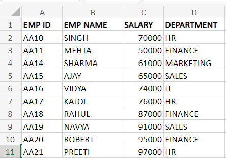 在另一个工作表中进行Excel VLOOKUP