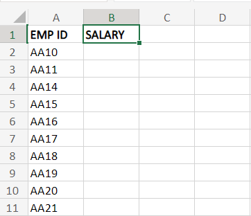 在另一个工作表中进行Excel VLOOKUP