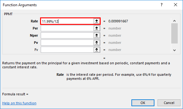 如何在Microsoft Excel中实现PPMT函数